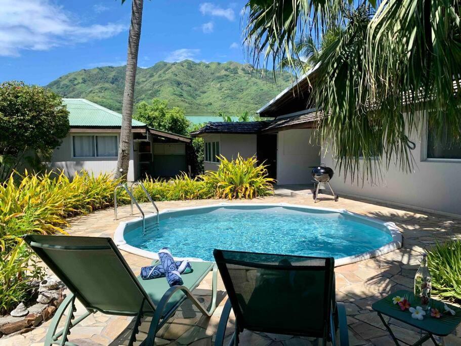 Villa Hoama Lodge Moorea Teavaro Extérieur photo